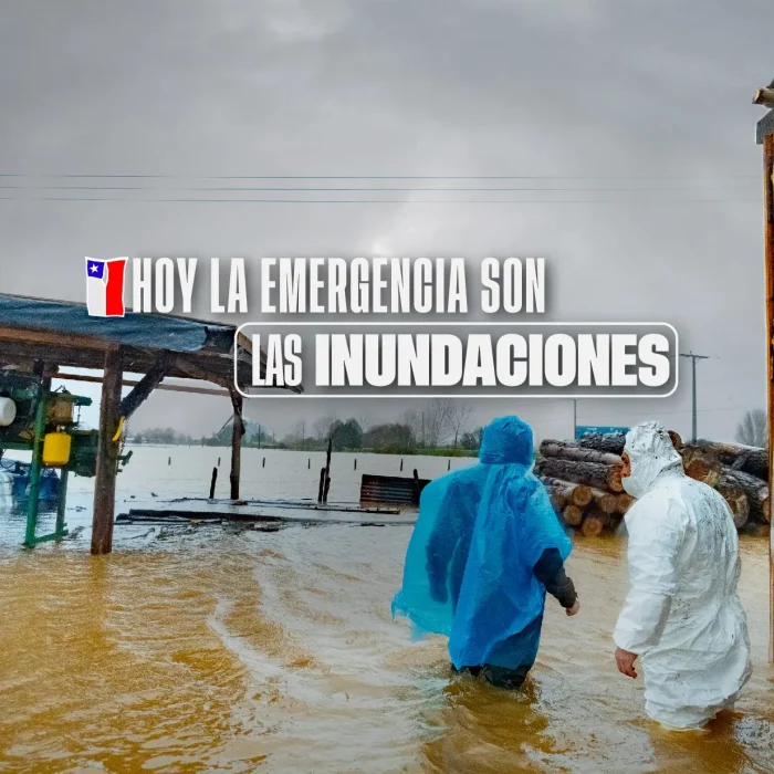 Hoy la emergencia son las inundaciones imagen de campaña emergencia